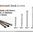 Want Screws That Match Your Deck? Want Screws That Match Your Deck?